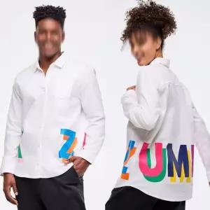 줌바남방 댄스 셔츠 스포츠 남방의상 축제 줌바복 긴팔 남녀공용