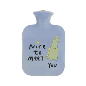 싸파 다이노소어 보온 물주머니 블루 1L 학생 캠핑 야외 따뜻한 손난로 워터 물손