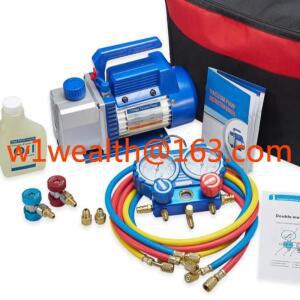 에어컨용 R134A 매니폴드 게이지가 포함된 2.5 Cfm 1/4hp 진공 펌프