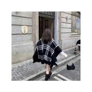 스카프 망또 판초 가을 숄 퍼목도리 여성 넥케이프 머플러