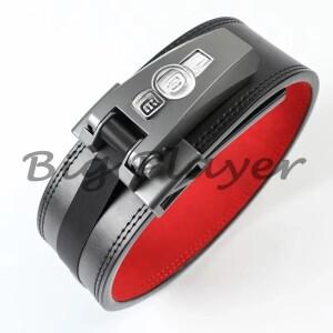 남성용 헬스 벨트 13mm 레버 피트니스 허리 웨이트리프팅 가죽