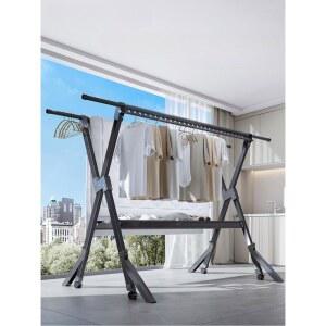 이불 건조대 빨래 대형 베란다 마당 파이프 옷걸이 빨래봉 펜션