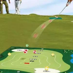 골프다트 스윙 숏게임 재미있는 연습 실내 가정용 매트 찍찍이 놀이 야외 어프로치 스포츠 타석 가족