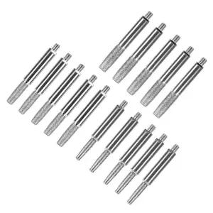 체인톱날연마기 엔진 다이아몬드 코팅 원통형 버 체인톱 샤프너 핸드 크랭크 체인 샤프닝 지그용 그라인딩