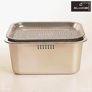 겸용트레이 설거지통+뚜껑겸용 학교 관공서 싱크대정리 홈 스텐304 트레이세트CN9615