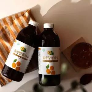 봄앤향 하동 황매실청 매실원액 1000ml + 1000ml 3년 저온숙성 해밀농원 매실청