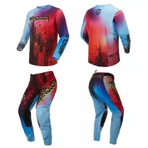 MENDLOR Motocross 저지 팬츠 콤보 MX 기어 트 남성용 여성용 더트 바이크 엔듀로 오프로드 라이딩 라이드