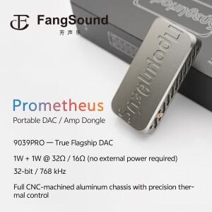 호환 FangSound Prometheus 플래그십 DAC/앰프 동글(9039PRO 칩 탑재  디코딩 기능 포함)