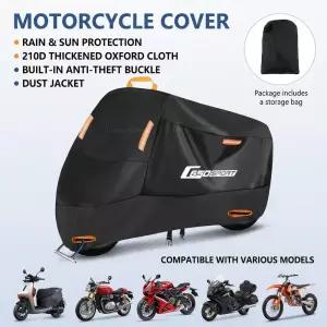 BMW C650 SPORT C650GT C 650 2012 오토바이 커버 210D 옥스포드 올 시즌 야외 방수 먼지 잔해물 UV 보호