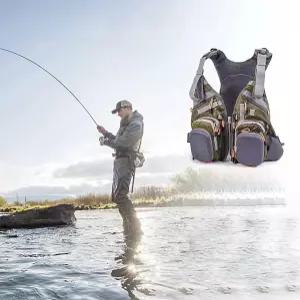 낚시용품 갯바위 바다 민물 낚시 조끼 부력 구명 낚시복 낚시자켓 서치