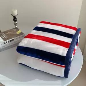 양면 밍크 담요 따뜻 극세사 블랭킷 이불 스트라이프 서치