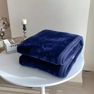 양면 밍크 담요 따뜻 극세사 블랭킷 이불 블루 서치