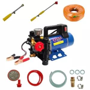 전기 고압분무기 농약 과수원 분사건 플런저펌프+호스 12V 살포기 10m+60cm 분