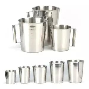 [RIZPICK]국산 스텐 304 손잡이 계량컵 비커컵 믹싱컵 250cc