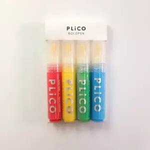 [핫트랙스]플리코 아크릴 마카펜 마카 펜 마커 볼드펜 4색 세트