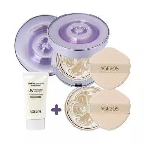 [에이지투웨니스]에이지20s 최신상 팩트 다이아 물광샷 본품+리필+선크림