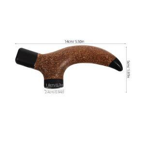 나무  폴 손잡이  야외 하이킹 그립 교체 수리용 호환 워킹 스틱 로드 도구