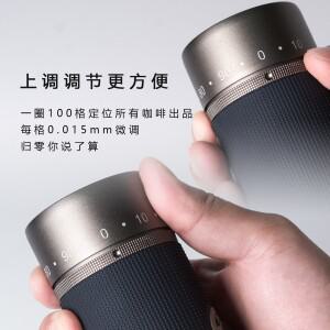NEW 킹그라인더 K7 수동 커피 48mm 7코어 버 휴대용 조절식 밀링기 자석 파우더 컵