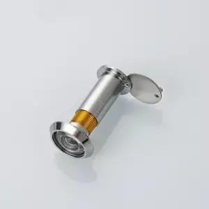 현관문 외시경 렌즈 출입문 도어폴 투시경 16mm 은색