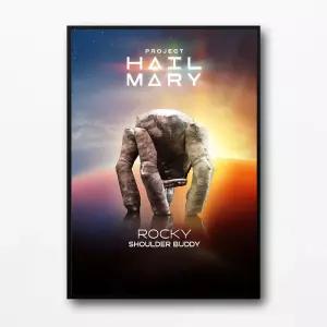 프로젝트 헤일메리 로키 그레이스 포스터 인테리어 영화 액자