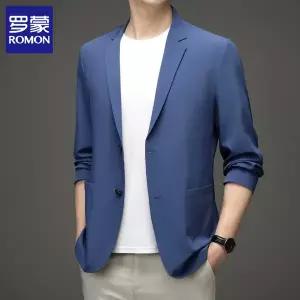 자켓 재킷 블레이저 정장 여름 봄 캐주얼 로몬 남자 남성 여름용 선크림 슈트 얇은 아이스 실크 소재의 청