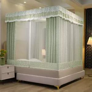 사각 난방텐트 지퍼 실내 기숙사 암막 침대 수면 모기장