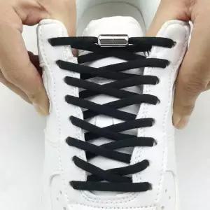 고무줄 운동화 끈 묶는법 고무 안풀리는 신발끈 매듭없는 클립 매듭 자석 신발끈 고정 클립 shoelaces 고정