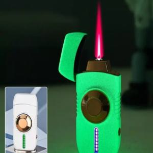 스마트메탈터보라이터 음성 인식 라이터 점화기 방풍 usb 라이타