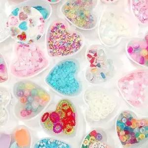 문구 슬라임 토핑 파츠 랜덤 10종세트