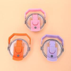 스플래시 방지 병 뚜껑 투명 다색 컵 교체용 호환 물병 커버 카바 타이소 600/750/900ml용