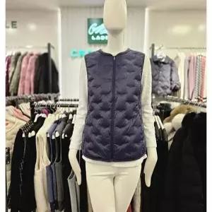 따뜻한 고주파 포인트 경량덕다운 패딩조끼 베스트EIC