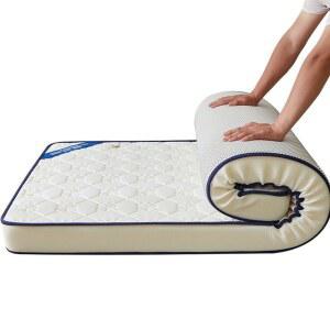 바닥매트리스 매트리 라텍스 두꺼운 화이트 소형 밀도 템포 천연 소프트