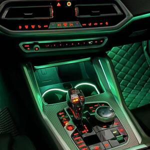 BMW X5 X6 X7 5  G30 G38 G20 G05 G06 G07 X3 X4 G01 G02 주변 조명 자동차 차량용 호환 인테리어 몰딩 용