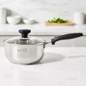 제로스텐 통3중 편수냄비 18cm 1인용 라면냄비 이유식냄비 소스팬