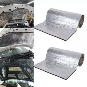 호환  방음 매트 자동차 방음 단열 매트 벽 패널 자동차 소음 차단 510mm 200x50cm