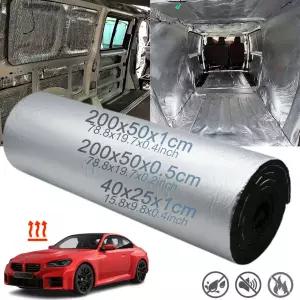 호환  2000x500mm 250x400mm 자동차 방음 매트 5mm 10mm 두께 전문 열 소음 차단 후드 루프 도어 벽용