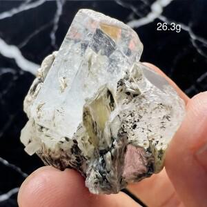 천연 파키스탄 사쿠아마린 원석, 동종 광물 크리스탈 표본 수집품, 홈 데코 아이템, 해석