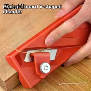 2개입 석고보드 모서리 가공기 목재 가장자리 트리밍 도구 45도 경사 ° 음향 패널용 사선 천장 장식 플래