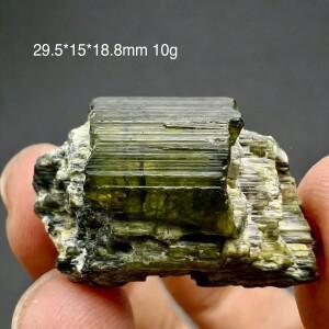 천연 녹색 투어말린 광물 원석 크리스탈 표본 가정 장식 수집 전시품