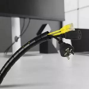 [골드스마일]전선 꼬임 방지 보호 튜브 2m 20mm 컴퓨터 배선 정리 케이블 커버