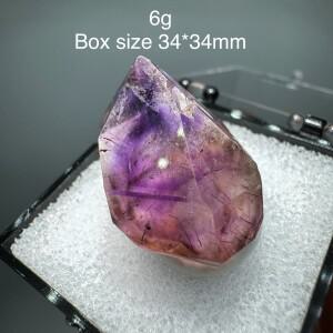 천연 원석 자수정 슈퍼 세븐 크리스탈 광물 표본 석영 클러스터 힐링 홈 데스크 장식