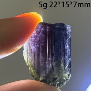 브라질산 투톤 퍼플 토르말린 광물 표본 힐링 크리스탈 원석 홈데코레이션 컬렉션