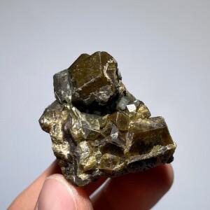 천연 원석 아나드라이트 가넷 석영 광물 표본 돌 및 크리스탈 힐링 홈 데코레이션