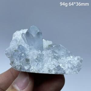 천연 셀레사이트 지오드 석영 크리스탈 광물 표본 교육용 원석 홈 데코레이션 선물 힐링