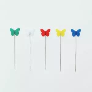 미싱 공방 납작 나비 시침핀 100개입 손뜨개 수예용 핀