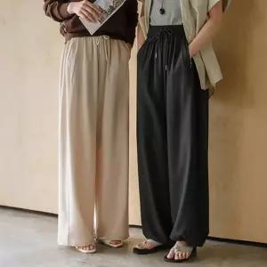 찰랑소재 절개라인 밴딩팬츠(숏/기본/롱)