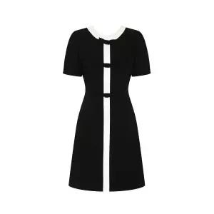 [롯데백화점]제이제이지고트 배색 포인트 리본 원피스(GP5A0OP551)