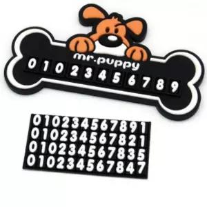 [RIZPICK]미스터퍼피 자동차 주차 번호 부착식 알림판 차량용 상가 주차장