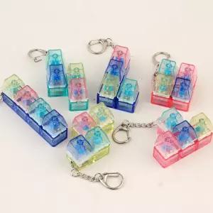 불빛 키보드 키링 딸깍이 테트리스 / 키캡