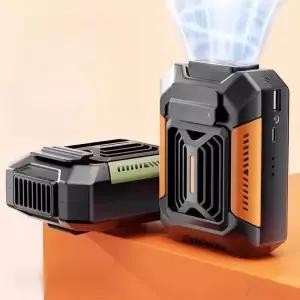 휴대용 강력 냉풍기 미니 에어컨 선풍기 캠핑 차량용 야외 작업용 쿨러 휴대식 냉각팬
